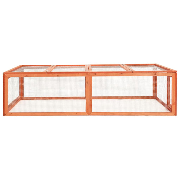 Vollständiger Kaninchenstall für sechs Irodita 183x90x46,5cm