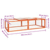 Vollständiger Kaninchenstall für sechs Irodita 183x90x46,5cm