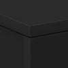 Nachttisch Hassan 38x35x56cm Schwarz (Spanplatte)