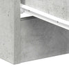 Nachttisch Hassan in Betongrau 38x35x56cm (Holz)