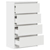 Weiße Kommode Nance 60x35x98,5cm (Holz)
