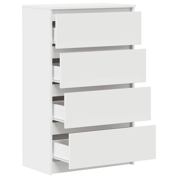 Weiße Kommode Nance 60x35x98,5cm (Holz)