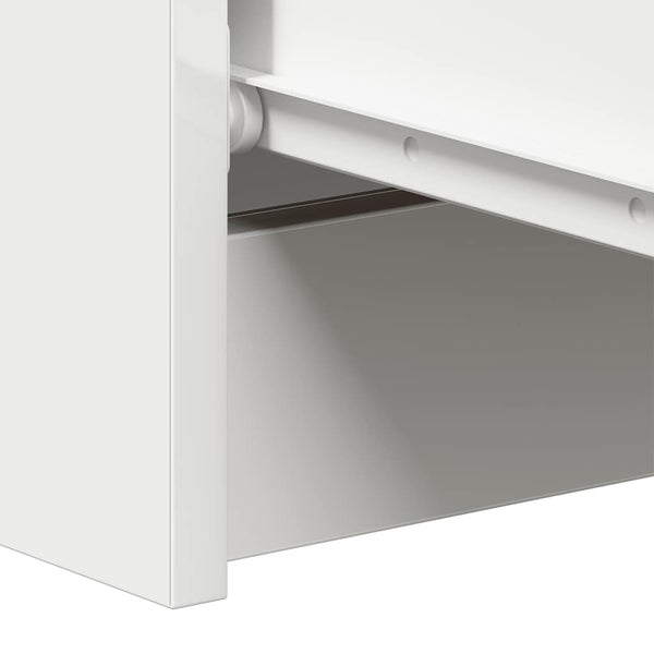 Weiße Kommode Nance 60x35x98,5cm (Holz)