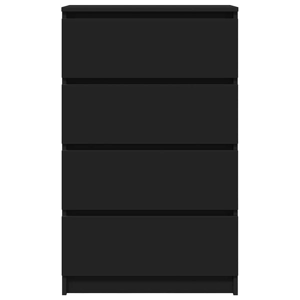 Schwarzer Schrank Nance 60x35x98,5cm (Holz)