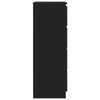 Schwarzer Schrank Nance 60x35x98,5cm (Holz)