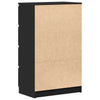 Schwarzer Schrank Nance 60x35x98,5cm (Holz)