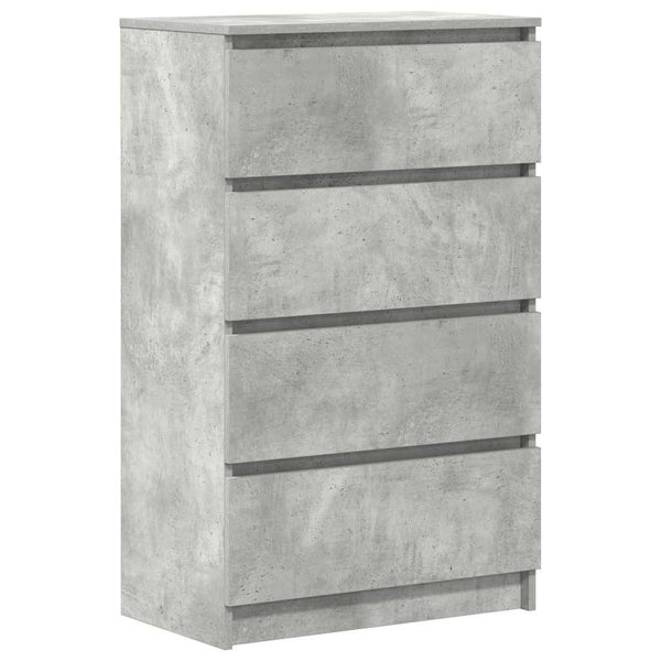 Betongraues Sideboard Nance 60x35x98,5cm (Holz)