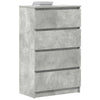 Betongraues Sideboard Nance 60x35x98,5cm (Holz)