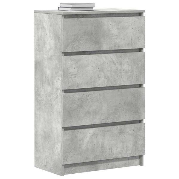 Betongraues Sideboard Nance 60x35x98,5cm (Holz)