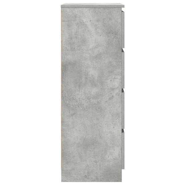 Betongraues Sideboard Nance 60x35x98,5cm (Holz)