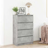 Betongraues Sideboard Nance 60x35x98,5cm (Holz)