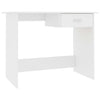 Weißer Schreibtisch Febronia 100x50x76cm (Holz)