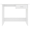 Weißer Schreibtisch Febronia 100x50x76cm (Holz)