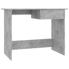Betongrauer Schreibtisch Febronia 100x50x76cm (Holz)