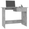 Betongrauer Schreibtisch Febronia 100x50x76cm (Holz)