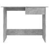 Betongrauer Schreibtisch Febronia 100x50x76cm (Holz)