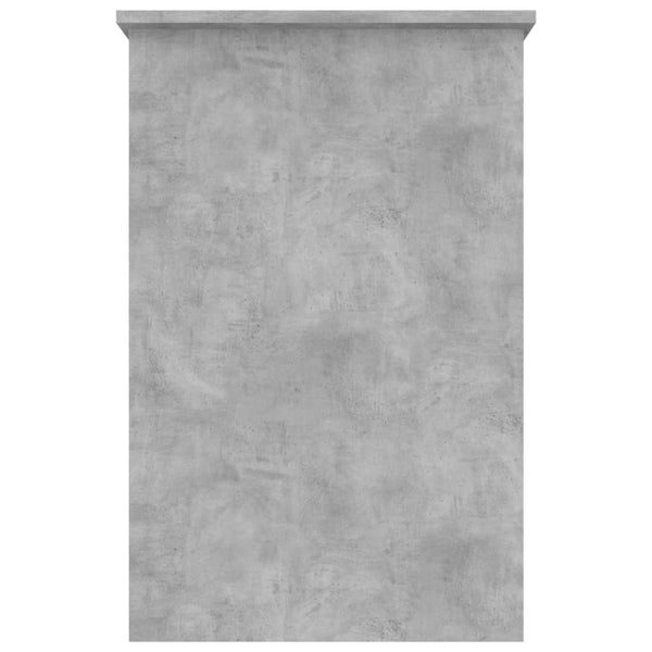 Betongrauer Schreibtisch Febronia 100x50x76cm (Holz)