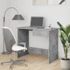 Betongrauer Schreibtisch Febronia 100x50x76cm (Holz)