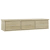 Sonoma Eiche Wandregal Selvia 88x26x18,5cm (Holz)