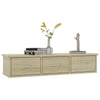 Sonoma Eiche Wandregal Selvia 88x26x18,5cm (Holz)