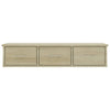 Sonoma Eiche Wandregal Selvia 88x26x18,5cm (Holz)