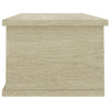 Sonoma Eiche Wandregal Selvia 88x26x18,5cm (Holz)