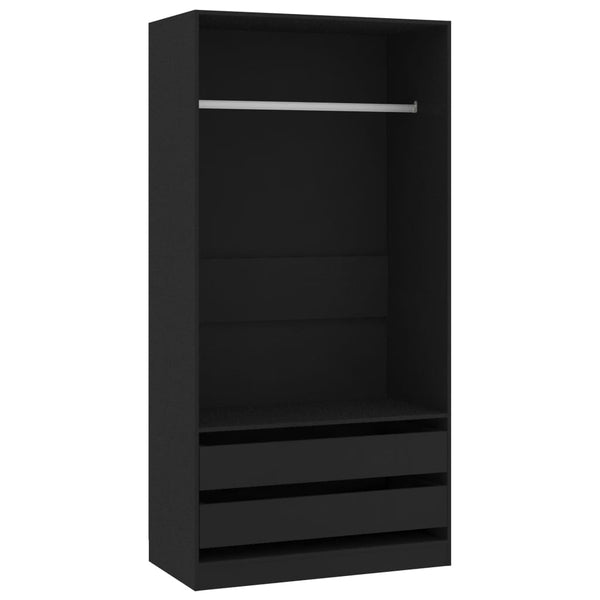 Ich habe einen schwarzen Kleiderschrank 100x50x200cm (aus Holz).