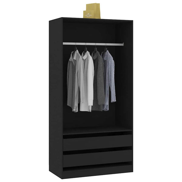 Ich habe einen schwarzen Kleiderschrank 100x50x200cm (aus Holz).