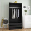Ich habe einen schwarzen Kleiderschrank 100x50x200cm (aus Holz).