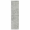 Betoninharmaa vaatekaappi Onal 100x50x200cm (puinen)