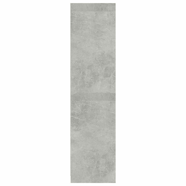Betoninharmaa vaatekaappi Onal 100x50x200cm (puinen)