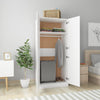 Weißer Kleiderschrank Altobrando 80x52x180cm (Holz)