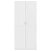 Weißer Kleiderschrank Altobrando 80x52x180cm (Holz)