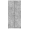 Betongrauer Kleiderschrank Altobrando 80x52x180cm (Holz)