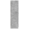 Betongrauer Kleiderschrank Altobrando 80x52x180cm (Holz)