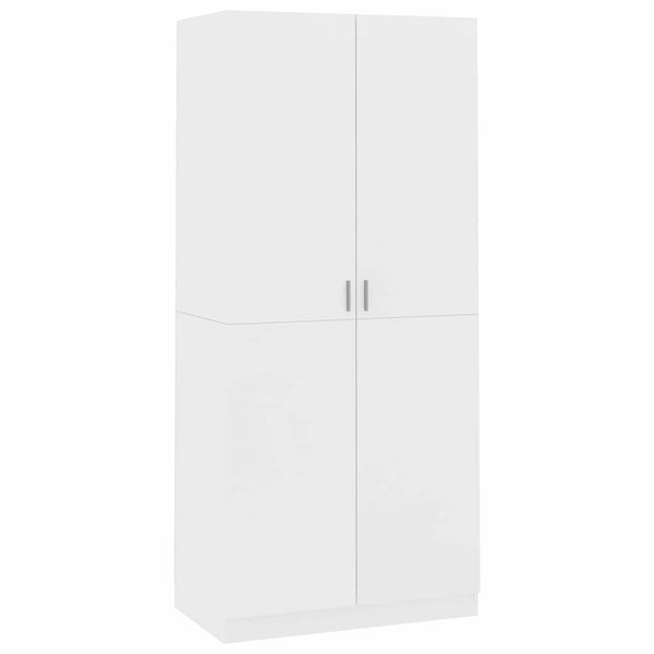 Weißer Kleiderschrank Pirus 90x52x200cm (Holz)
