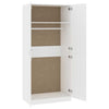 Weißer Kleiderschrank Pirus 90x52x200cm (Holz)