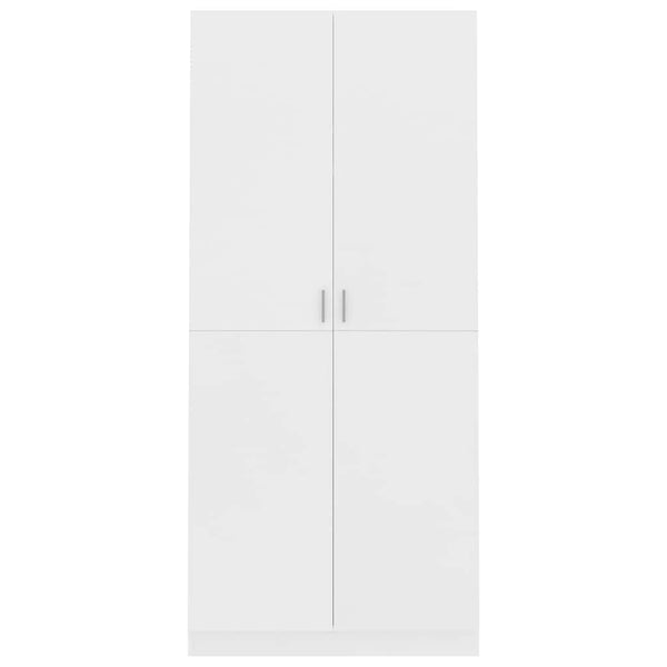 Weißer Kleiderschrank Pirus 90x52x200cm (Holz)