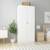 Weißer Kleiderschrank Pirus 90x52x200cm (Holz)