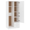 Weißer Kleiderschrank Adelheid 80x52x180cm (Holz)
