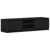 Schwarzes TV-Möbel Constanze 140x40x35,5cm (Holz)