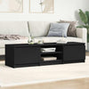 Schwarzes TV-Möbel Constanze 140x40x35,5cm (Holz)