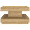 Hellbrauner Couchtisch Chiritoiu 60x60x35cm (MDF)