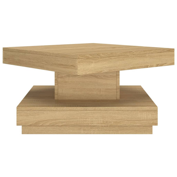 Hellbrauner Couchtisch Chiritoiu 60x60x35cm (MDF)