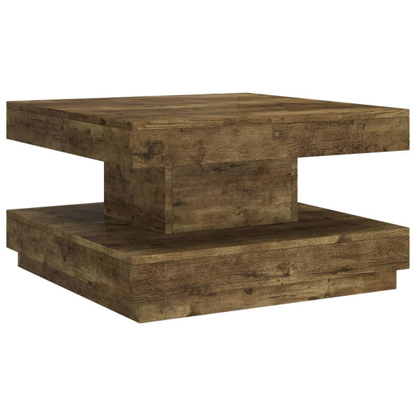 Tummanruskea sohvapöytä Chiritoiu 60x60x35cm (mdf)