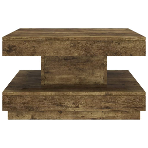 Tummanruskea sohvapöytä Chiritoiu 60x60x35cm (mdf)