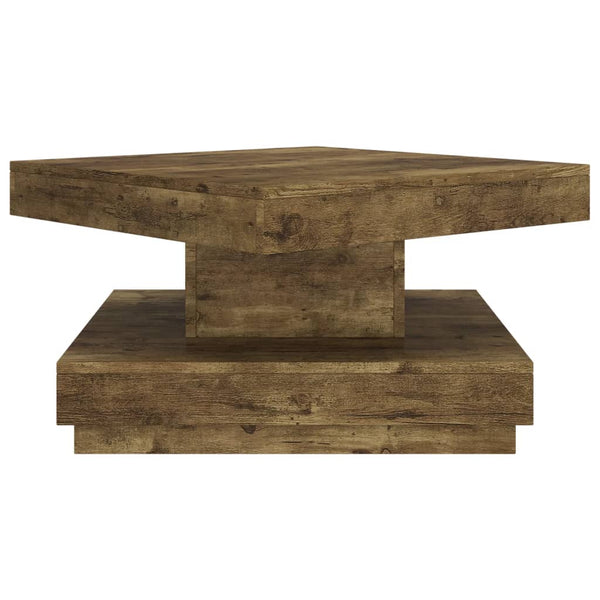 Tummanruskea sohvapöytä Chiritoiu 60x60x35cm (mdf)