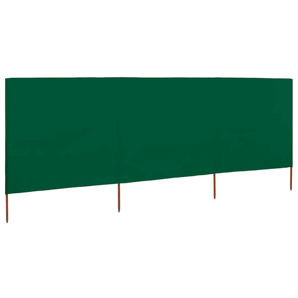 Vihreä tuulensuojakangas Maebelle 400x80cm (3 paneelilla)