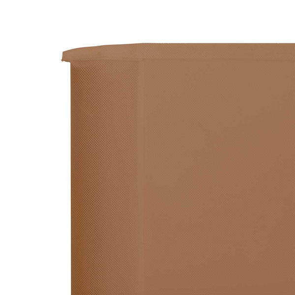 Ruskeanharmaa tuulensuojakangas Maebelle 400x80cm (3 paneelilla)