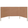 Braun-graues Sichtschutzgewebe Maebelle 400x160cm (mit 3 Paneelen)
